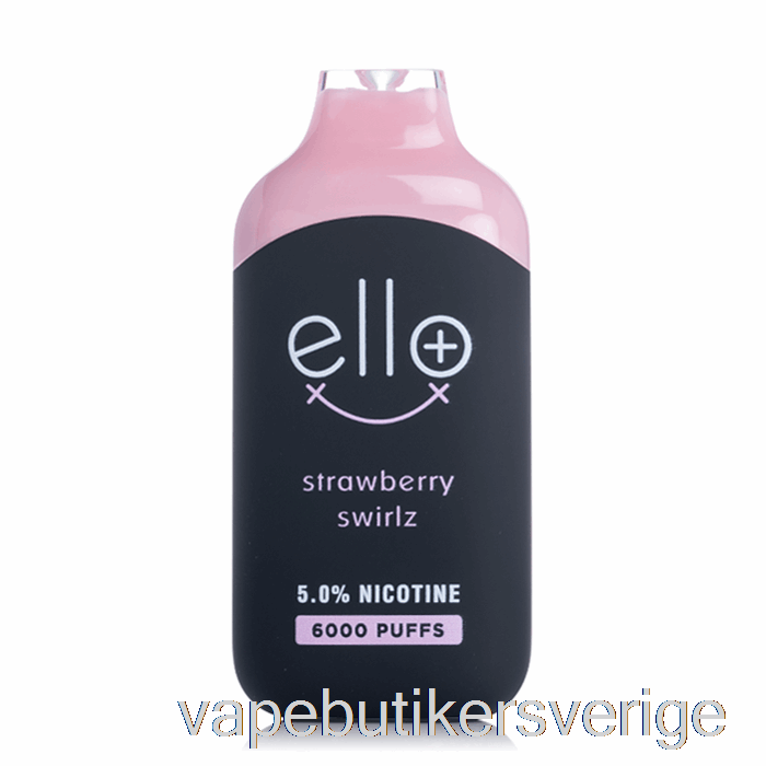 Vape Sverige Blvk Ello Plus 6000 Engångsjordgubbsvirvel